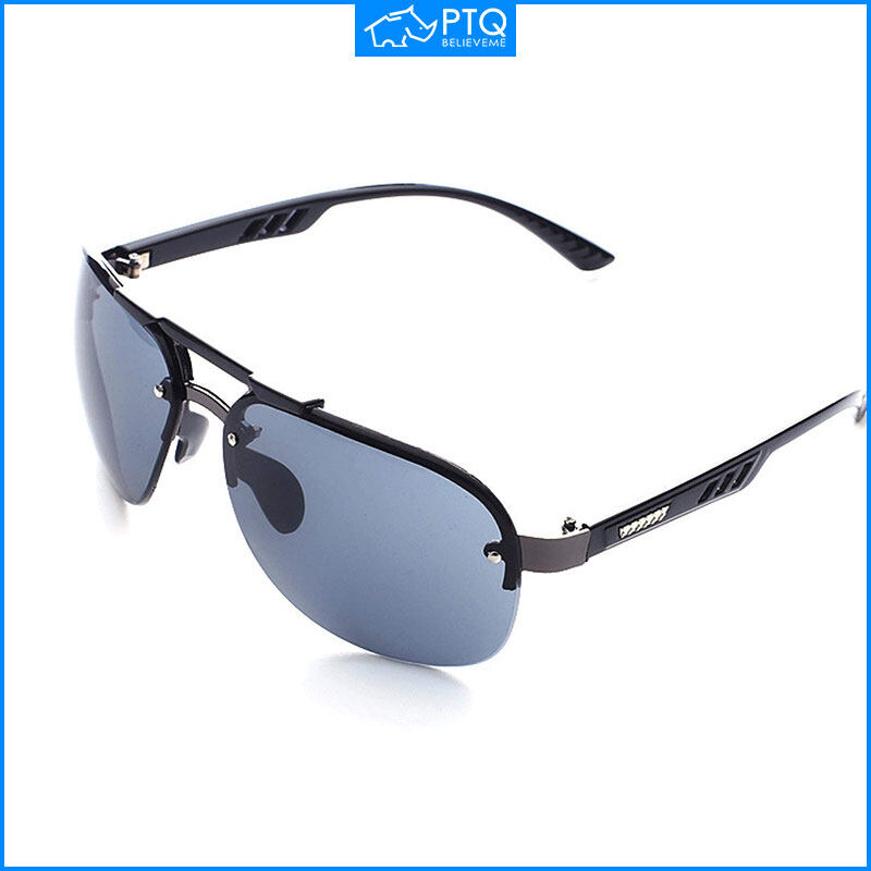 PTQ Sunglasses UV400 Protection Rimless Sunglasses Polarized Sunglasses Men's Driving Sunglasses Eyewear