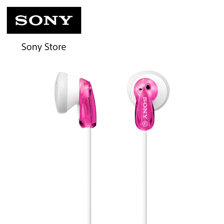 Sony Singapore MDR-E9LP / MDRE9LP / E9LP In-Ear Wired Headphones / Earphones (Pink)